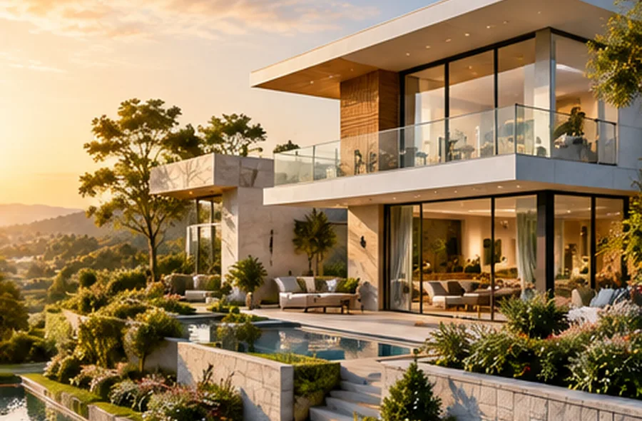 Property & real estate sales marketing illustration